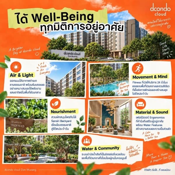ดีคอนโด คลาวด์ ดอนเมือง คอนโด ใกล้สนามบินดอนเมือง แต่งครบ พร้อมอยู่ โทร 082-9946364 6