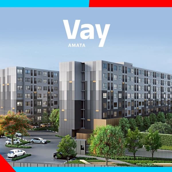 ขายคอนโดใหม่ VAY อมตะ ใกล้นิคมอมตะนคร ห้องแต่งครบ พร้อมเข้าอยู่ สอบถามโทร 0655639565 6