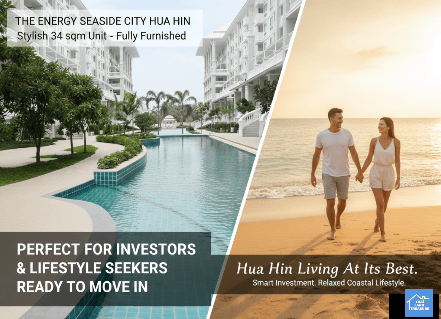 Energy Seaside City (ดิ เอนเนอร์จี้ หัวหิน-ซีไซด์ ซิตี้) 34.42 ตร.ม. ห้องสภาพใหม่ ไม่เคยปล่อยเช่า 3