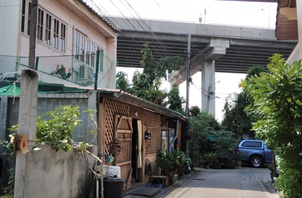 ขายที่ดินพร้อมบ้านไม้เก่า สุขุมวิท ย่านพระโขนง ใกล้อ่อนนุชโลตัส ต้องปลูกบ้านใหม่ ราคาถูกมากก 6